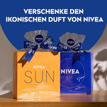 Туалетна вода NIVEA Creme, парфуми з культовим ароматом NIVEA Creme, свіжим та ніжним унісекс-ароматом у культовому флаконі (30 мл)