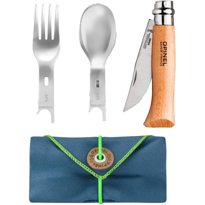 Набір для пікніка Opinel PLUS PICNIC WITH N08 БУК /1, Коричневий, Чорний