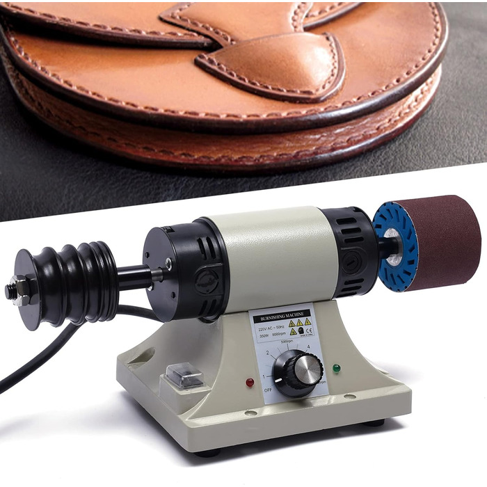 Електрична машина для полірування шкіри Потужність 350 Вт 0-8000 об/хв Підходить для шкіри рослинного дублення Портативний і простий у використанні