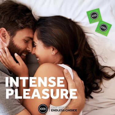 Текстуровані презервативи З натуральним латексом та силіконовим мастилом Ребристі та з крапкою Веганські Упаковка з 48 шт. (48 шт. в упаковці)