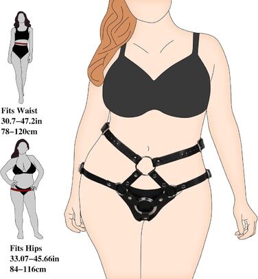 Страпон Klpertoror, регульований, високий пояс, чорний