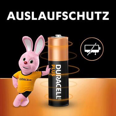 Батарейки Duracell Plus AA, 24 шт. и, тривале живлення, батарейка АА для дому та офісу розмір AA Plus (100 довговічна) 24 шт. и