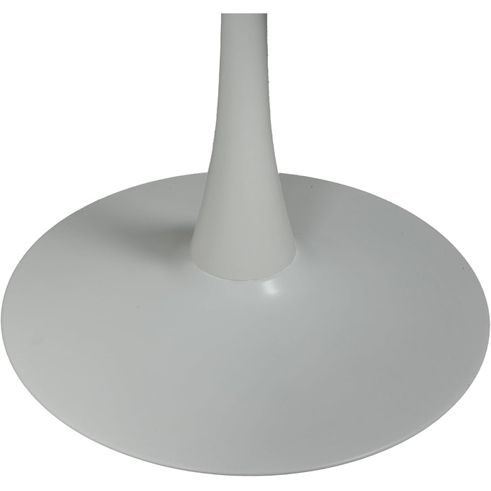 Обідній стіл WEBER INDUSTRIES ISA, круглий, з каменю, 4/5 осіб, діаметр 100 см, білий