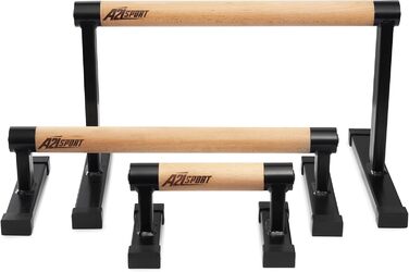 Преміум-паралети до 1500 кг - Дерев&39яні та металеві ручки для віджимань - Нековзні ручки для стійки на руках/турніри - Турніри для віджимань для калістеніки, силових тренувань та йоги MAX