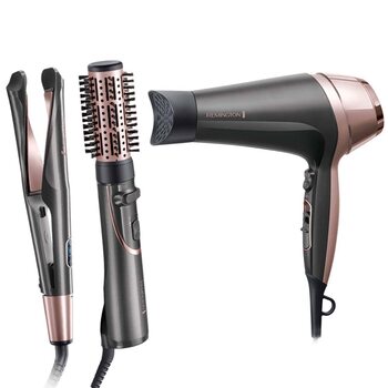 Набір для стайлінгу волосся Remington Curl & Straight фен випрямляч термощітка