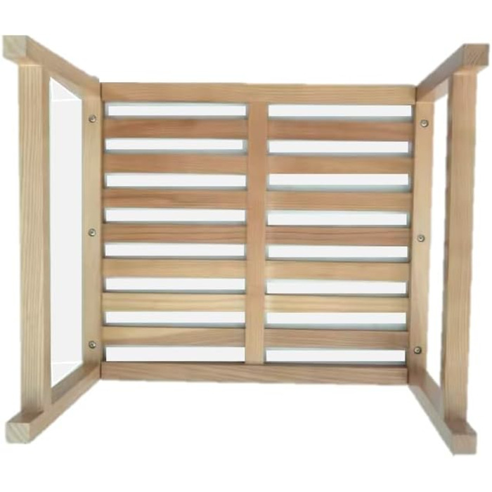 Кухонна полиця Yisen, кухонний органайзер, тримач для спецій, штабелюється, органайзер для полиць з масиву ясена для кухні, для ванної кімнати (комплект з 2 шт.)