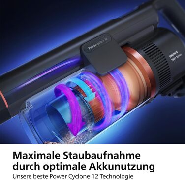 Акумуляторний пилосос 8000 серії Aqua Plus, пилосос та миття, PowerCyclone 12, час роботи до 80 хв, точна світлодіодна насадка, ци