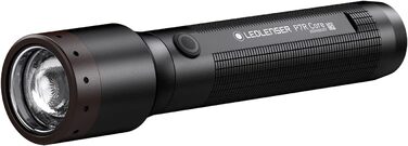 Універсальний світлодіодний ліхтарик Ledlenser P7R Core, 1400 люмен, перезаряджається літієвою батареєю 21700, водонепроникний IP68, фокусується, дальність променя 300 м, Constant Light Tech. , USB магнітний зарядний кабель, ліхтарик