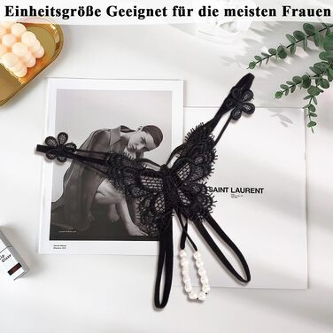 Трусики з відкритою промежиною для жінок, сексуальні еротичні стрінги з перлинами, сексуальна білизна для жінок, сексуальна еротична білизна, плавки, жіночі відкриті трусики з отвором, дихаючі стрінги, один розмір