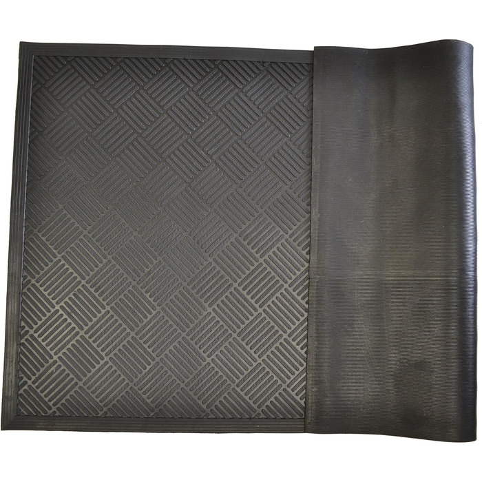 Імпорт Килимок для дверей і скребок для багажника, гума, 90,2 x 149,9 см Black Diamond