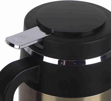 Електричний чайник Qiilu чайник 24V для вантажівки, 1000 ML автомобільний дорожній чайник з нержавіючої сталі чашка швидкого закип