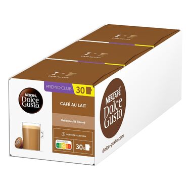 Г (3-тя упаковка), 3er Vorratspack (3 x 30 Kapseln) Caf au Lait, Milch 300