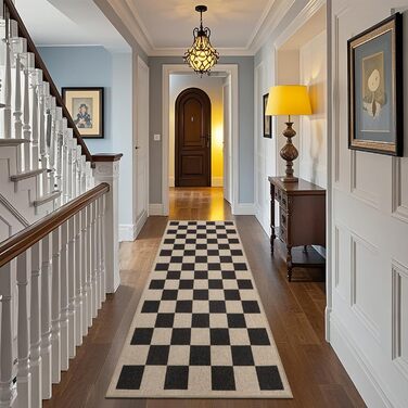 Тканий килимовий килим для передпокою, нековзний, 80x200 см, килимок для кухні, який можна прати, сучасна доріжка для передпокою, килимова доріжка, кухонна доріжка, килим для передпокою, килим для кухні, входу, вітальні, коридору, 80 x 200 см квадрат