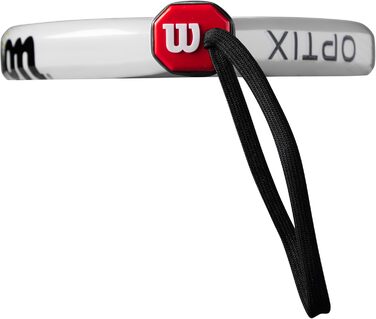 Ракетка для паделя Wilson Optix V1 – біла, серія Unisex, розмір 4-1/4" (2)