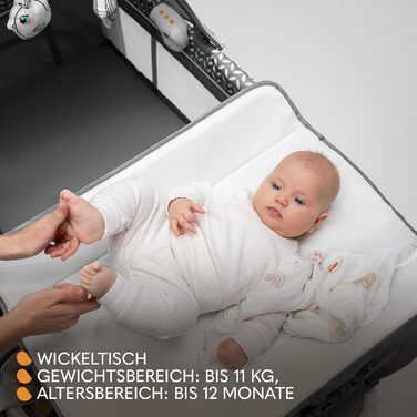 Дитяче ліжечко Lionelo Sven Plus 4-в-1 від народження до 15 кг, пеленальний килимок, москітна сітка, повітропроникні бічні стінки з боковим входом, сумка для перенесення, складне, бежевий латте, (1 упаковка)