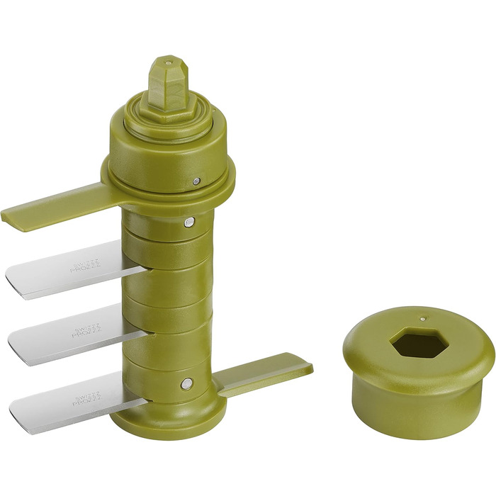 Секунд, ручний подрібнювач 450 мл, грубі, середні та дрібні, леза з нержавіючої сталі, без електрики, нековзне дно та легко чиститься, 5 Second Chopper Shaker K16441-5