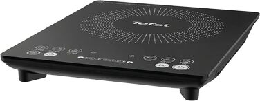 Повсякденна тонка індукційна плита Tefal IH2108 300 - 2100 Вт 6 програм приготування Цифровий дисплей Таймер чорний Slim Unique