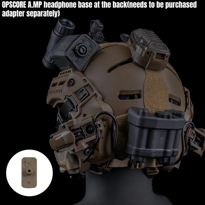 Тактичний шолом MK M.ETK F1UX у стилі комфортної внутрішньої підкладки для спорту на свіжому повітрі, полювання, стрільби, страйкболу, чорного кольору