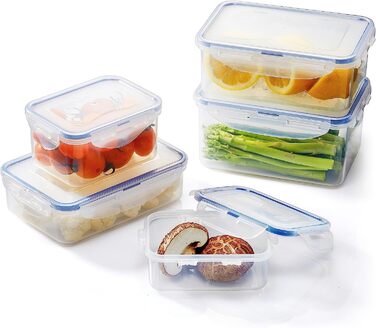 Контейнер для зберігання продуктів Lock & Lock HPL823, квадратний, 870 мл, 6 шт.