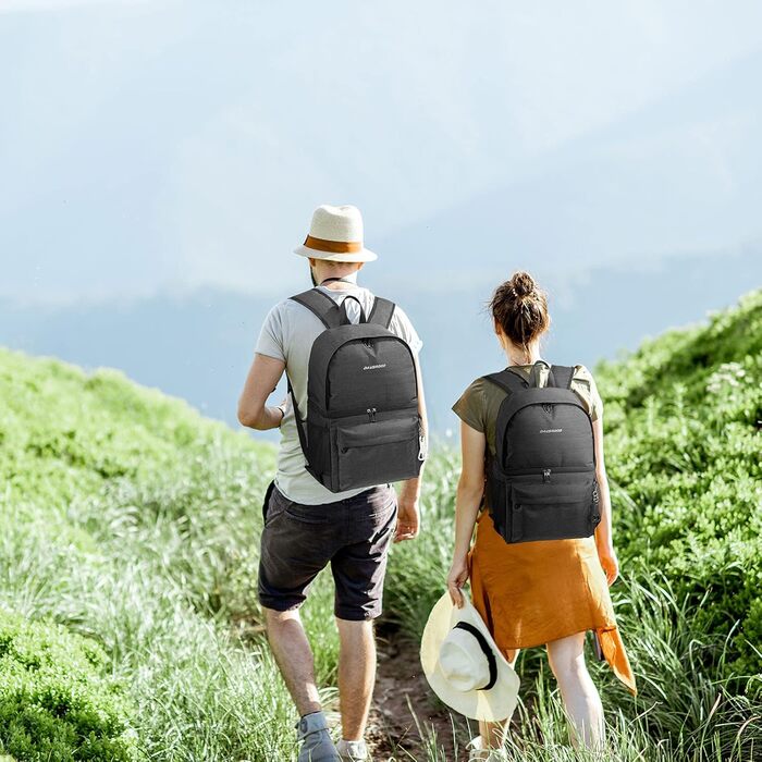 Ізольований рюкзак-холодильник 2-в-1, велика сумка-холодильник, герметичний рюкзак з охолоджувальним відділенням, ідеально підходить для пікніків, пляжних поїздок, походів, роботи та сімейних поїздок (24 банки), чорний