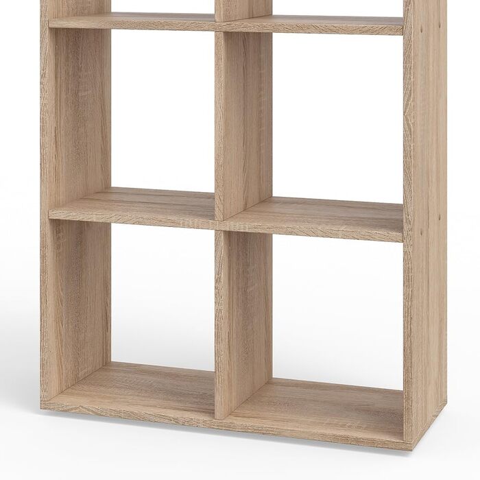 Квадратна перегородка для кімнати Vicco, книжкова шафа, Sonoma, 72 x 107,8 см Sonoma 72x107,8x29 см