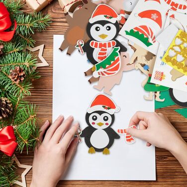 Набір для творчості LAMEK, 12 шт., різдвяні фігурки EVA