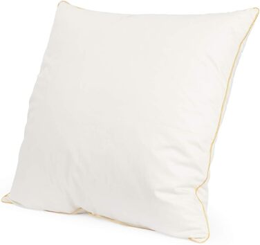 Пухова подушка H&F Home Textiles 50x50 см Наповнювач подушки 700 г 100 пір&39я Подушка із сертифікатом Oeko-Tex Чохол 100 бавовна