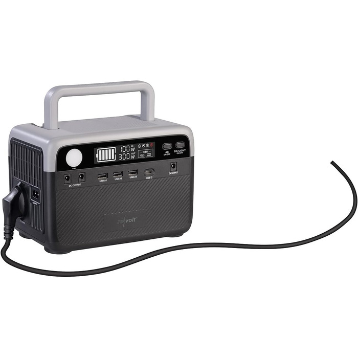 230 Wh, 230 V, 300 W & Solarpanel 60 W (Solar-Powerbank 230 Volt, Solar Power-Stations Camping), 230 Wh, 230 V, 300 W & Solarpanel 60 W (Solar-Powerbank 230 Volt, Solar Power-Stations Camping)