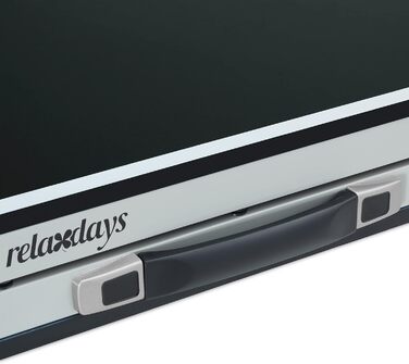 Тенісний стіл Relaxdays, складний тенісний стіл із сіткою, 2 ракетки, 3 м&39ячі, ВxШxГ 70 x 70 x 150 см, чорний