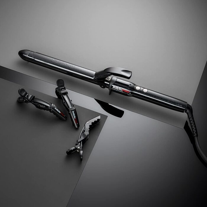 Професійна плойка 25 мм для м'яких і природних локонів з титаново-діамантовою технологією, стайлер для завивки, BAB2473TDE, (1 упа