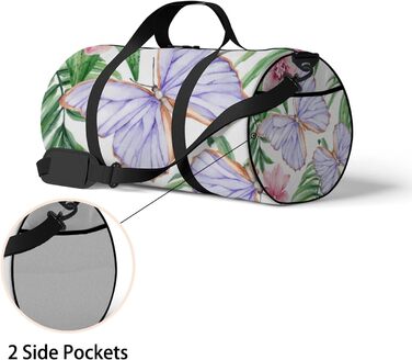 Спортивна сумка для фітнесу, йоги та танців, дорожня сумка для вихідних, з красивим дизайном метелика, унісекс сумка для тренувань
