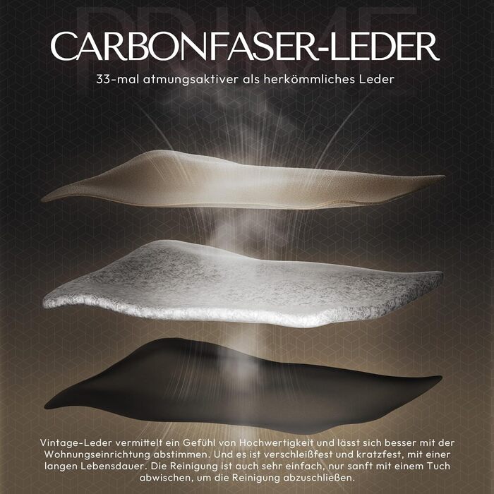 Розкішне ігрове крісло Dowinx, ергономічне зі штучної шкіри з простьобаною обробкою Boutis, масажна поперекова опора та підставка для ніг, регульоване офісне крісло 90-170, вантажопідйомність до 200 кг, для домашнього офісу та ігор, коричнево-коричневий в