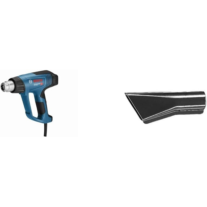 Професійний фен Bosch GHG 20-63 (2000 Вт, діапазон температур 50-630, дисплей, в коробці) аксесуари 1609201799 Щілинна насадка 10