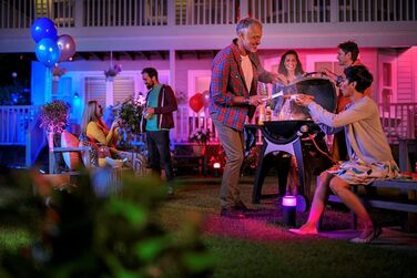 Зовнішній світильник Philips Hue Calla (настінний/підлоговий), розширення, чорний