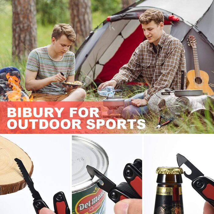 Мультиінструменти, 14 в 1 багатофункціональні плоскогубці з ліхтариком, консервний ніж, ножиці, кишеньковий інструмент з нейлоново