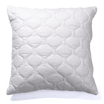 Подушка Softsan з мікрофібри Bio Hygienic 80x80 см, підходить для алергіків, подушка з чохлом з органічної бавовни, стьобана, можна прати, 80 x 80 см