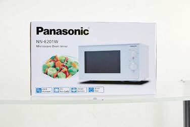 Мікрохвильова піч Panasonic NN-E201WMEPG Solo (800 Вт, 20 літрів) Біла без гриля Одинарна біла