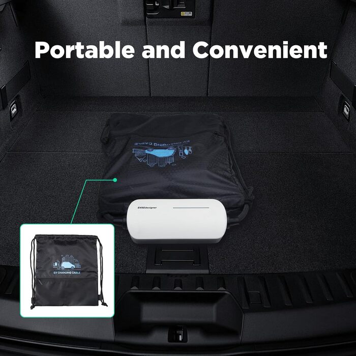 КВт зарядний кабель CEE 16A до зарядного пристрою типу 2 з сумкою для перенесення для всіх електромобілів та гібридних автомобілів