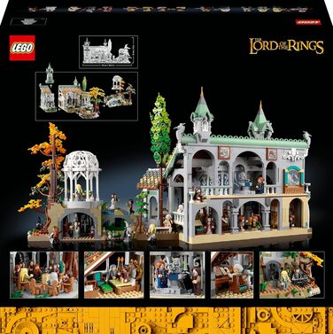 Конструктор LEGO Icons 10316, "Володар перснів: Рівенделл", 6167 деталей