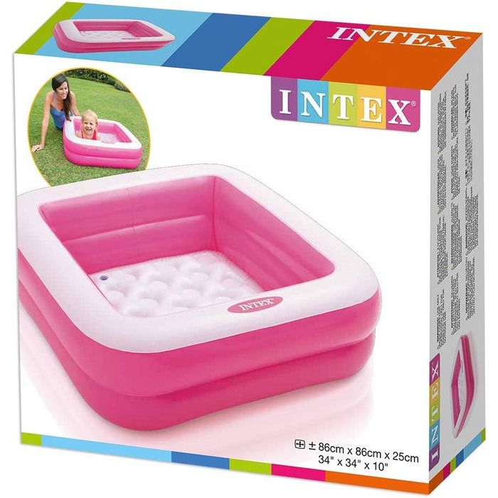 Басейн Intex Baby Pool Play Box Pool, різні кольори, 85 x 85 x 23 см, різні кольори