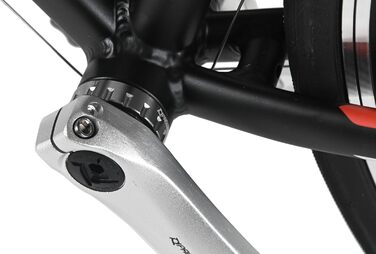 Велосипед WYLD Racing 28&39&39 Whirlwind 50 Black 14 передач Чорно-червоний 60 см