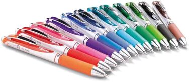 Ручка Pentel Gel Rollerball EnerGel з притискним механізмом, 6 шт. , 0,7мм (рожева, упаковка 6 шт. )