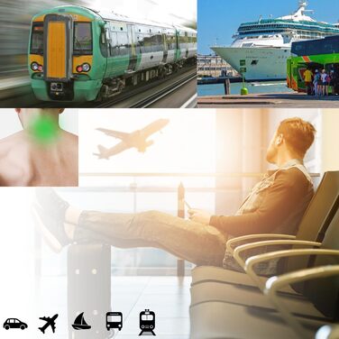 Преміум подушки для шиї - Подушки для підтримки шиї з піною з ефектом пам&39яті - Подушки для шиї для дорослих - Оксамитова м&39яка дорожня подушка для літака, автомобіля, поїзда, корабля та автобуса - Снодійний засіб, 2 шт., сірий чорний, 2 шт.