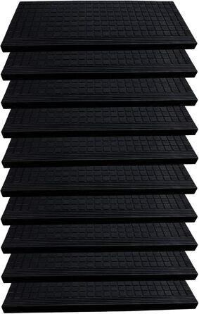 Гумові килимки для сходів 10 шт 65 x 26 см BigDean