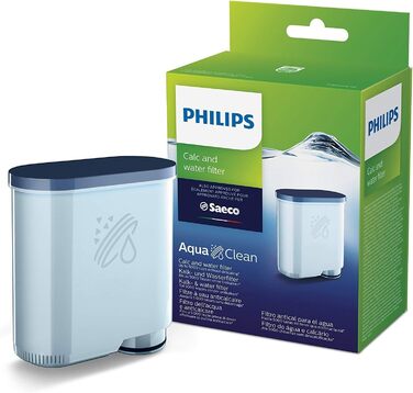 Кавомашина Philips Series 5400 з системою LatteGo, 12 видів кави, інтуїтивний дисплей, 4 профілі користувачів, чорна (EP5441/50) та фільтр для води Philips AquaClean (CA6903/10)
