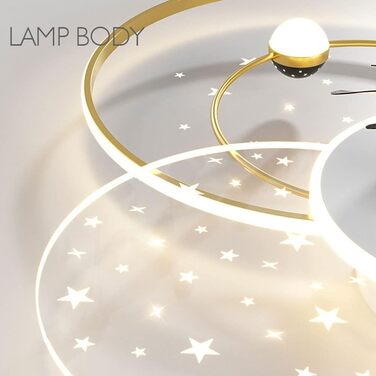 Вт світлодіодний стельовий світильник з можливістю регулювання, стельовий вентилятор зі світлодіодним підсвічуванням, регульованою