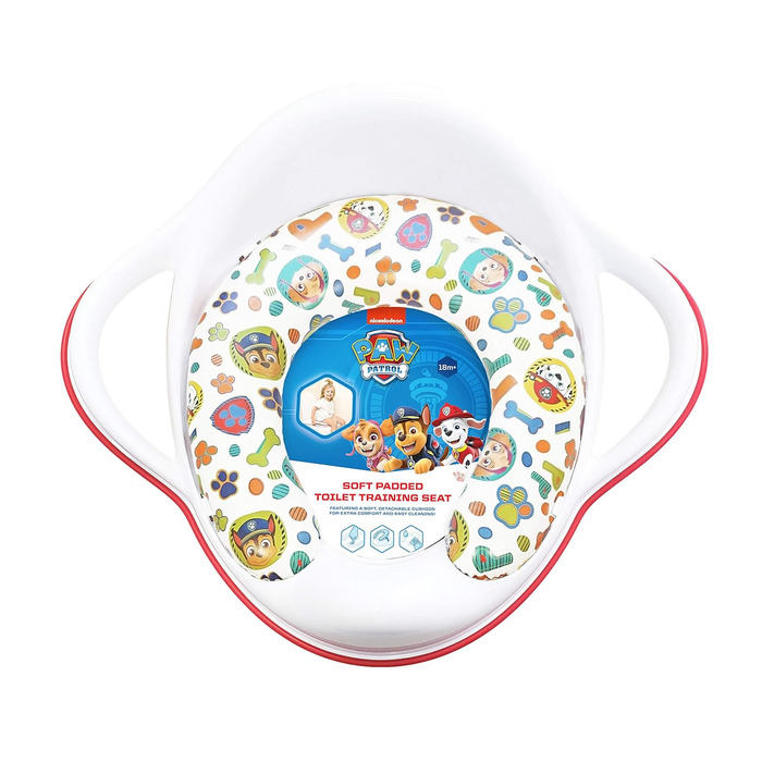 М&39яке сидіння для унітазу Paw Patrol, переносний горщик, знімна подушка, легко чиститься, антипригарне, легке, від 18 місяців, в