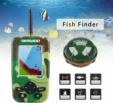 Метровий човен з наживкою. Човен із дистанційним керуванням. Човен із дистанційним керуванням. Човен із наживкою. Подвійний моторний ехолот із завантаженням 1,5 кг із датчиком ехолота. Подарунки рибалці для риболовлі на коропа (камуфляжний човен із ехолот