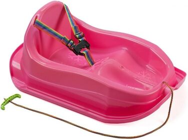 Санки MARMAT дитячі з ременем безпеки, рожеві