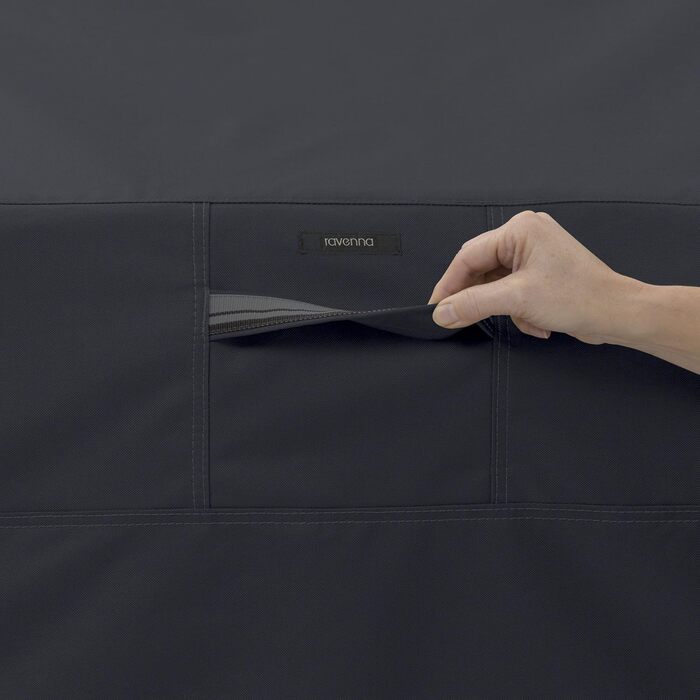 Водовідштовхувальний чохол для гриля CLASSIC ACCESSORIES Ravenna, 178x66x122 см, чорний